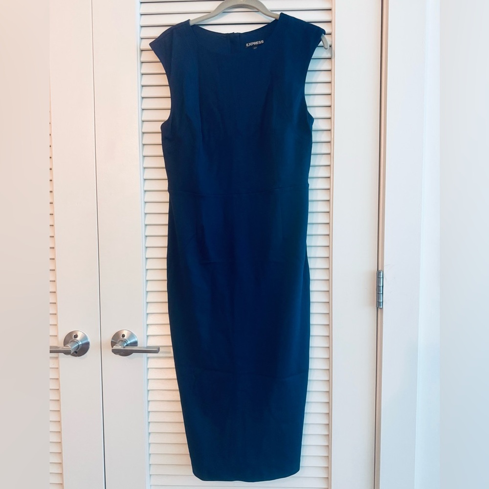 Navy Pencil Dress